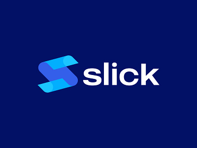 Slick Logo Design blue blue color brand branding design icon logo logodesign minimal s s letter s letter logo s logo slick tech technology