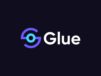 Glue Logo Design brand branding cooperation design g g letter g letter logo g logo icon integration logo logodesign minimal team tech