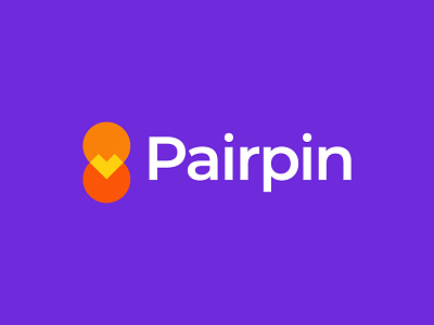 Pairpin Logo Design app logo brand branding dating dating app design flirt icon logo logodesign love match meet minimal pair pin