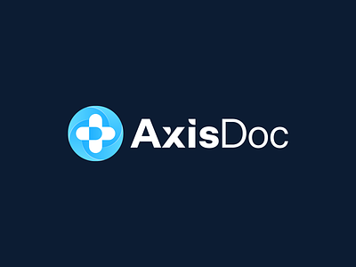 AxisDoc Logo Design brand branding design doctor health icon logo logodesign minimal pharmaceutical pharmacy relationship