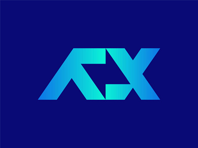 A & X Lightning Logo Mark