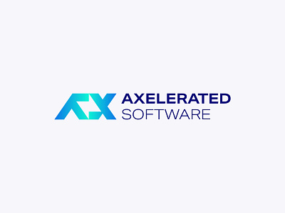Axelerated Software Logo Design a a letter a x logo brand branding design finance financial fintech icon lightning logo logodesign minimal tech x x letter