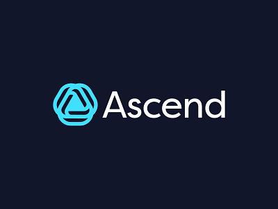 Ascend Logo Design a a letter a logo brand branding design finance fintech icon logo logodesign minimal money pay shape tech triangle