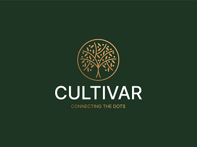 Cultivar Logo Design brand branding design dot icon insurance insutech leaf logo logodesign minimal tree