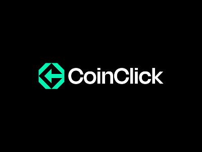 CoinClick Logo Design arrow blockchain brand branding c c letter click coin crypto design finance fintech green icon logo logodesign minimal money technology token