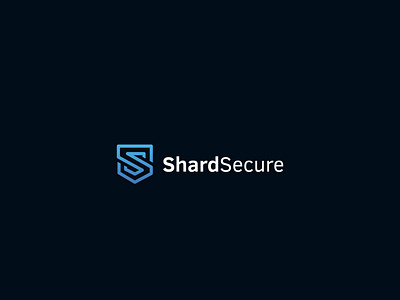 ShardSecure design icon logo minimal s logo secure security logo vector