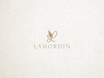 Lamordin brand brand identity branding cosmetic design icon l lavender logo logo design logodesign minimal symbol typography vector woman