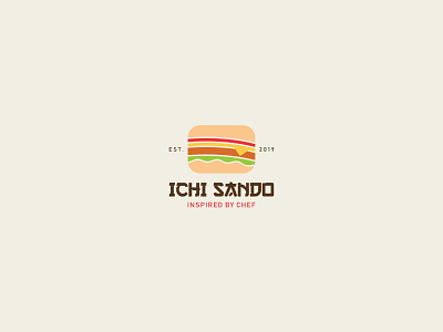 Ichi Sando Logo Design brand brand identity branding business design food icon japan japanese japanese food logo logo design logodesign minimal sandwich sandwiches symbol typography vector