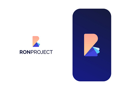 Ron Project brand brand identity branding business design icon layers logo logo design logodesign minimal project symbol typography vector