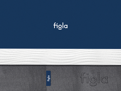 fiola brand brand identity branding comfort design logo logo design logodesign mattress minimal print relaxing