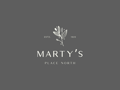 Marty's Place North Logo Design by Elif Kameşoğlu on Dribbble