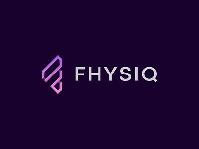 Fhysiq Logo Design brand brand identity branding design exercise f letter fitness fitness app fitness center icon logo logo design logodesign minimal symbol