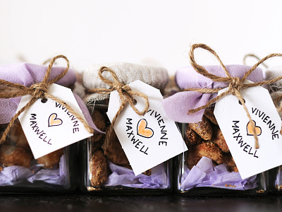 Wedding Favours favours gifts handmade nuts organic twine wedding