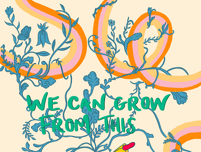 We Can Grown From This Pt.1 ai characterdesign design illustration illustrator ink poster procreate raising theatre