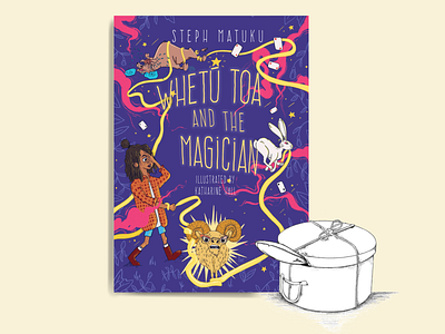 Whetū Toa and the Magician by Steph Matuku awards characterdesign childrens book cover design illustration publisher