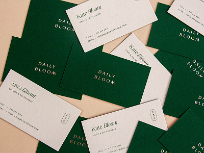 Daily Bloom Business Cards