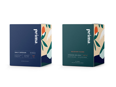 Prima - Packaging branding identity illustration packaging