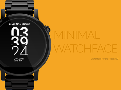 Minimal Watchface minimal ui ux watch watchface