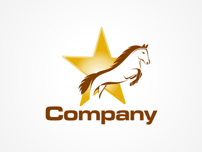 Jumping Horse Logo company logo