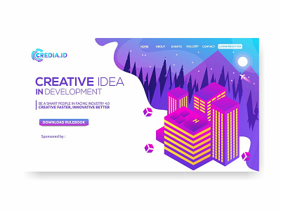 Credia (Creative Idea) Web Design branding illustration logo ui uidesign ux uxdesign vector