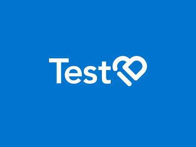 Logo for TestID app app branding covid19 graphic design icon line art logo minimalism typography web
