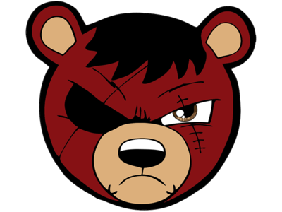 Grumpy Bear Icon appareal apparel logo branding icon illuatration