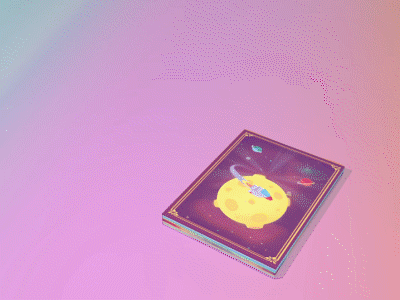 Into The Book 2d 3d c4d 动画