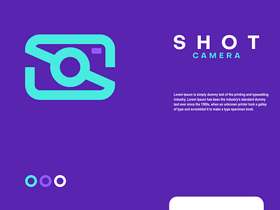 Shot camera logo concept brand branding design graphic design illustration logo motion graphics typography