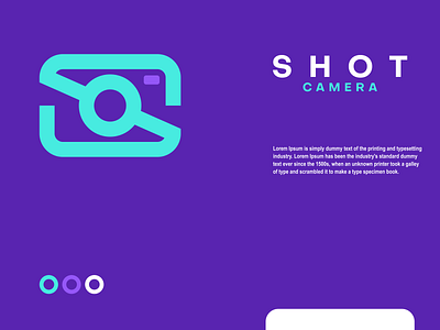 Shot camera logo concept