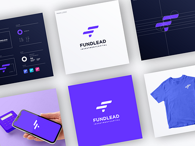 Fundlead logo concept brand branding design graphic design illustration logo motion graphics typography