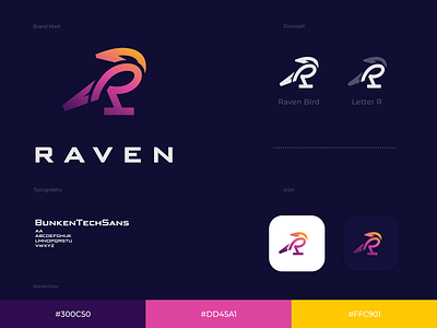 RAVEN logo concept