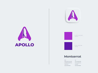 APOLLO logo concept brand branding design graphic design illustration logo motion graphics ui ux vector
