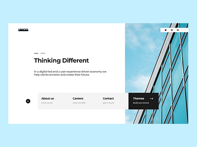 Agency landing page