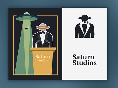 Saturn Studios Rebrand animation branding design dribbble flat graphicdesign icon illustraion illustration illustrator lettering logo minimal type typography web