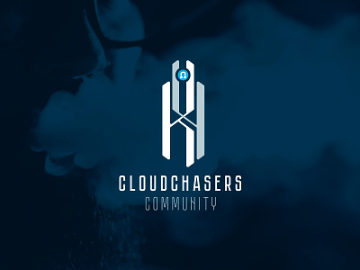 K4 - cloud chasers: vaping community branding clouds design logo logo design logo development logodesign logotype logotype design smoke smoking vape vaper vaping vapor vaporizer vector