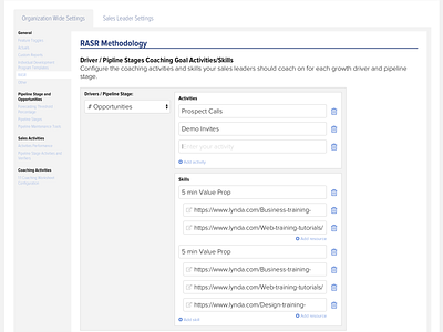 Configuration UI design ui ux xvoyant