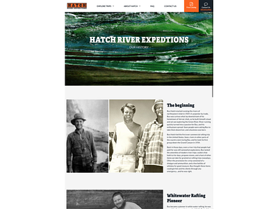 History Page - Hatch Expeditions
