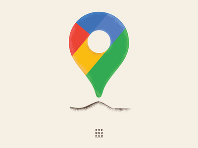 Thanks, Google Maps design google graphic design icon illustration illustrator maps minimal texture vector