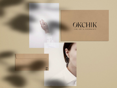 Okchik Logo Concept branding custom type logo