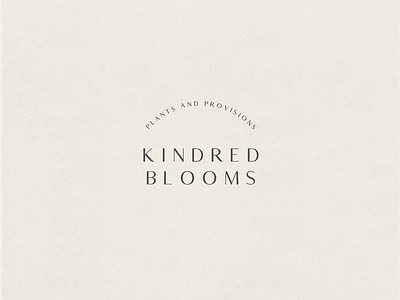 Kindred Blooms Concept Logo