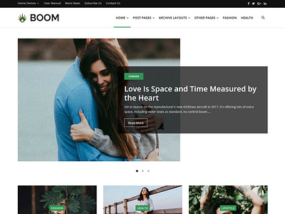 Boom - Creative Blog WordPress Theme