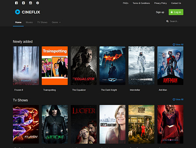 Cineflix - Movies & TV Shows Info PHP Script movie movies online platform show streaming tv watch youtube