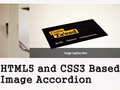 RVM Accordion - HTML5 Image Accordion