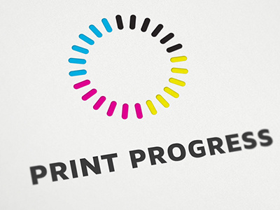 Print Progress Logo black business business card color company cyan font logo magenta multicolor office print resume solution yellow