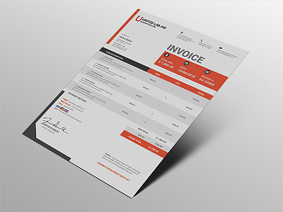 Invoice Template Corner