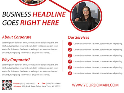 Corporate Flyer Vol 1 a4 branding business clean corporate flyer professional