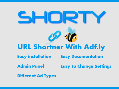 Shorty URL Shortner Script adfly api link php shortner shorty url