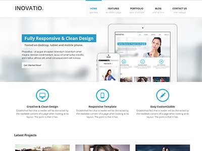 INOVATIO - Responsive HTML5 Template business clean corporate creative css3 html5 modern multipurpose portfolio responsive