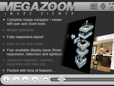 Megazoom Image Viewer android crop enlarge fluid image ios ipad pan responsive scale touch zoom