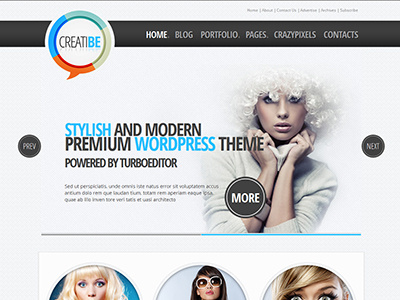 CreatiBe Style: Unique Package For Your Successful Web Presence creatibe creatibe package html5 template web presence